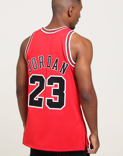 Mitchell & Ness Chicago Bulls Michael Jordan #23 Authentic NBA Jersey Red