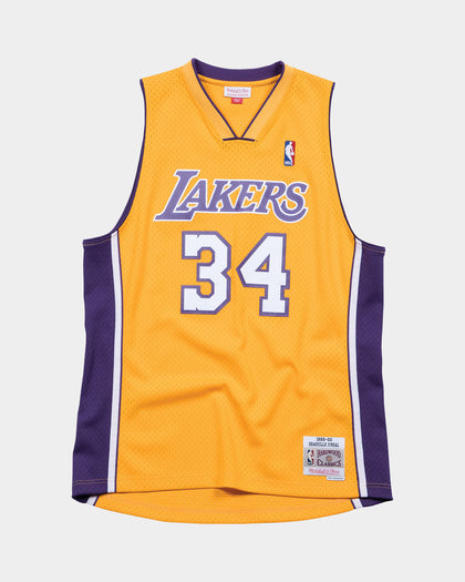 Mitchell & Ness Los Angeles Lakers Shaquille O'Neal '99-'00 #34 Swingman Jersey Yellow/Purple