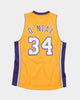 Mitchell & Ness Los Angeles Lakers Shaquille O'Neal '99-'00 #34 Swingman Jersey Yellow/Purple