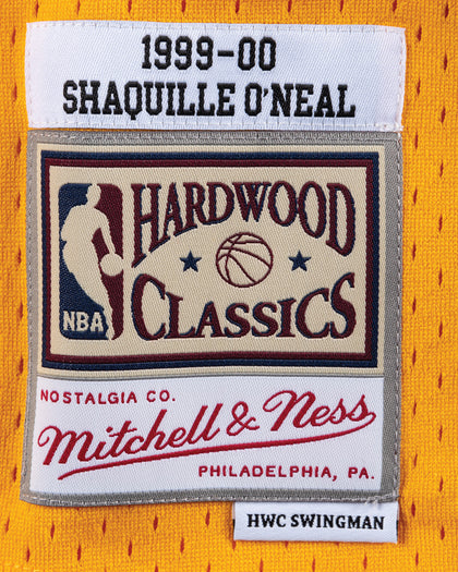 Mitchell & Ness Los Angeles Lakers Shaquille O'Neal '99-'00 #34 Swingman Jersey Yellow/Purple