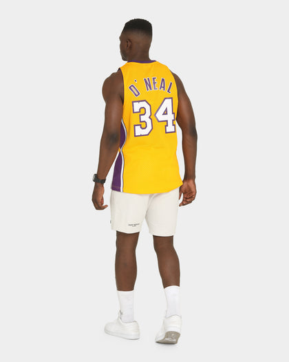 Mitchell & Ness Los Angeles Lakers Shaquille O'Neal '99-'00 #34 Swingman Jersey Yellow/Purple