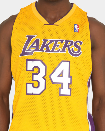 Mitchell & Ness Los Angeles Lakers Shaquille O'Neal '99-'00 #34 Swingman Jersey Yellow/Purple