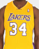 Mitchell & Ness Los Angeles Lakers Shaquille O'Neal '99-'00 #34 Swingman Jersey Yellow/Purple
