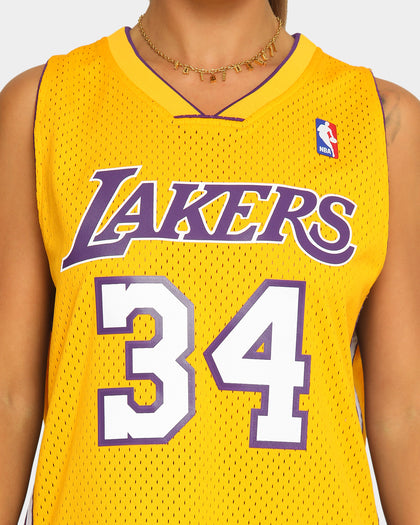 Mitchell & Ness Los Angeles Lakers Shaquille O'Neal '99-'00 #34 Swingman Jersey Yellow/Purple