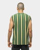 Carré Double Classique Stripe Muscle Green/Sand/Black