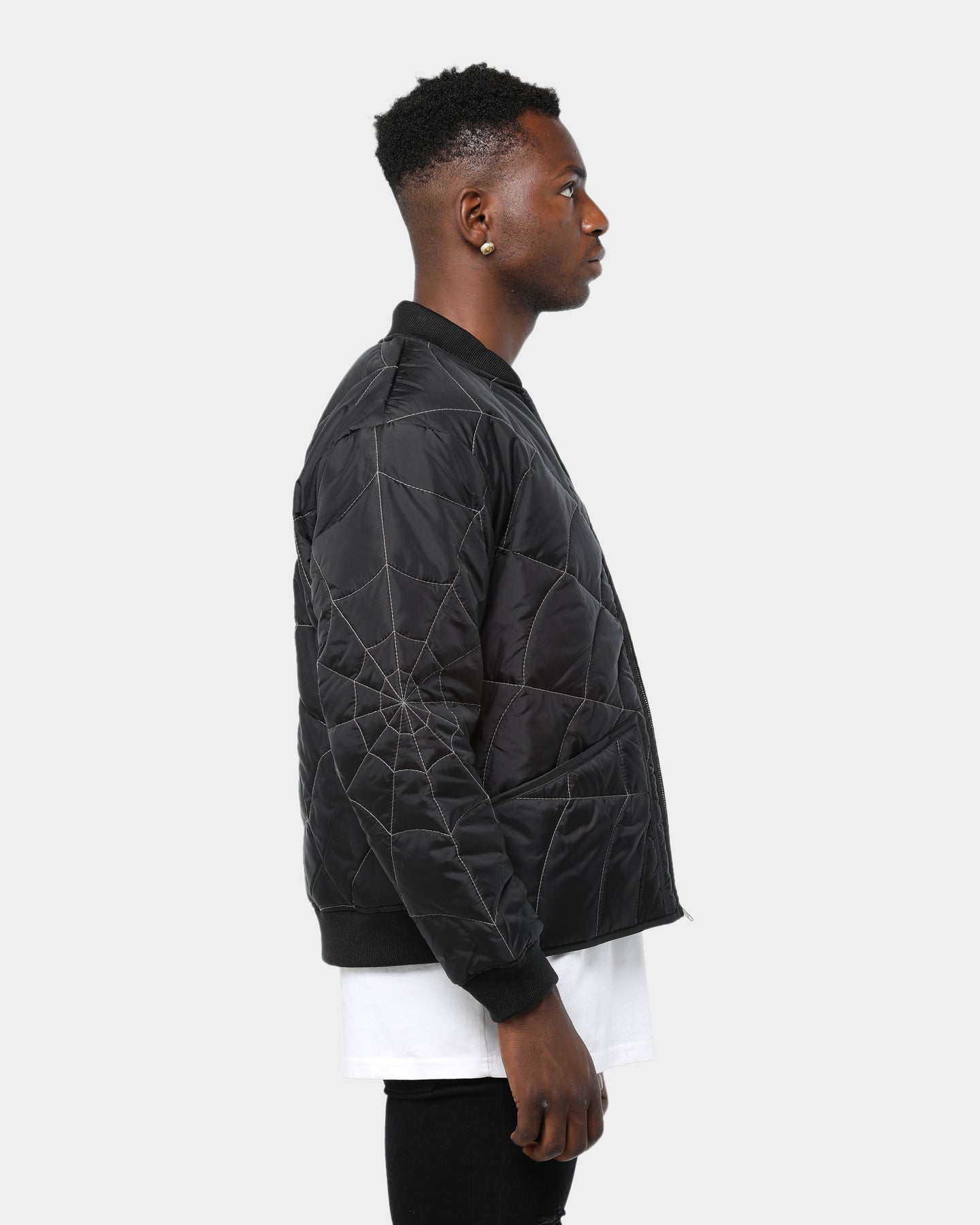Supreme Spider Web Quilted Work Jacket Black | Culture Kings US