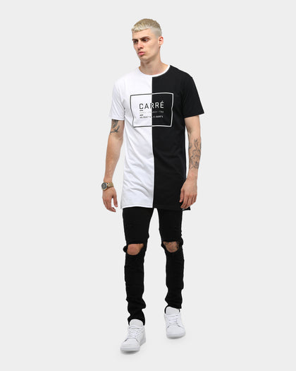 Carré Divide SS Tee Black/White