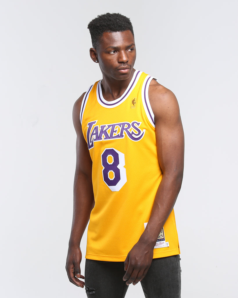 Kobe Bryant Los Angeles Lakers Adidas Black White Swingman Jersey 2XL SEWN