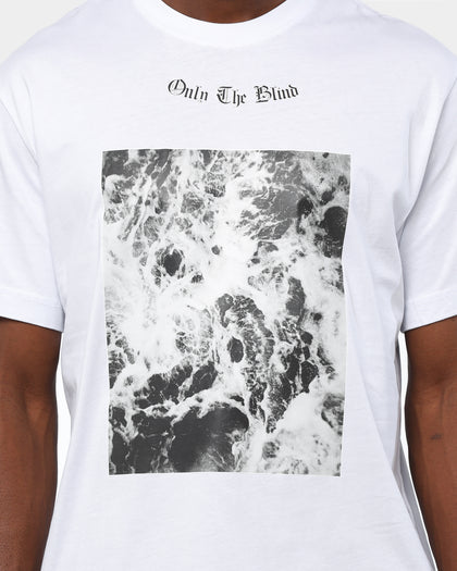 Only The Blind Wave Statement Tee White