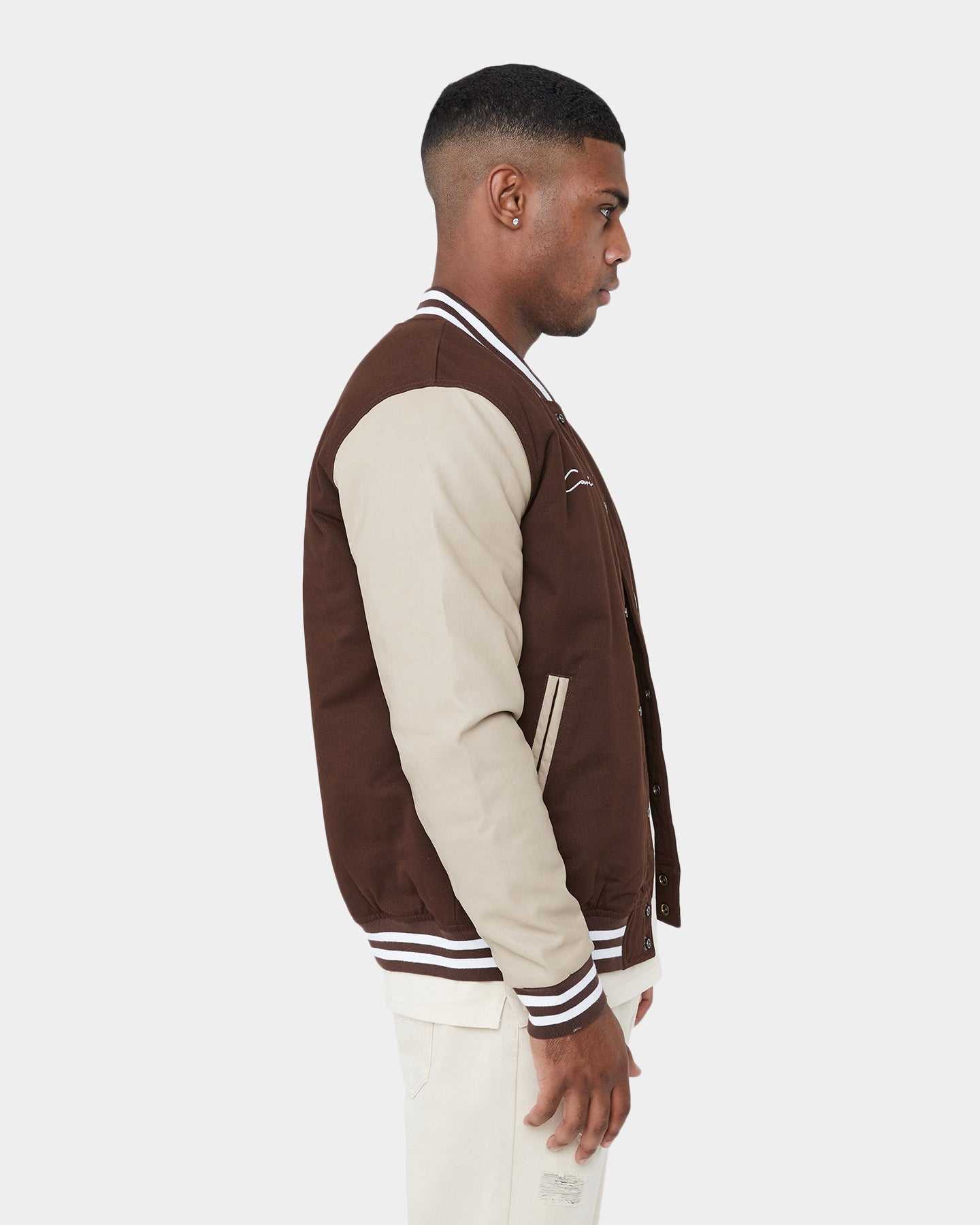 Carré MVP Varsity Jacket Brown/Cream | Culture Kings US
