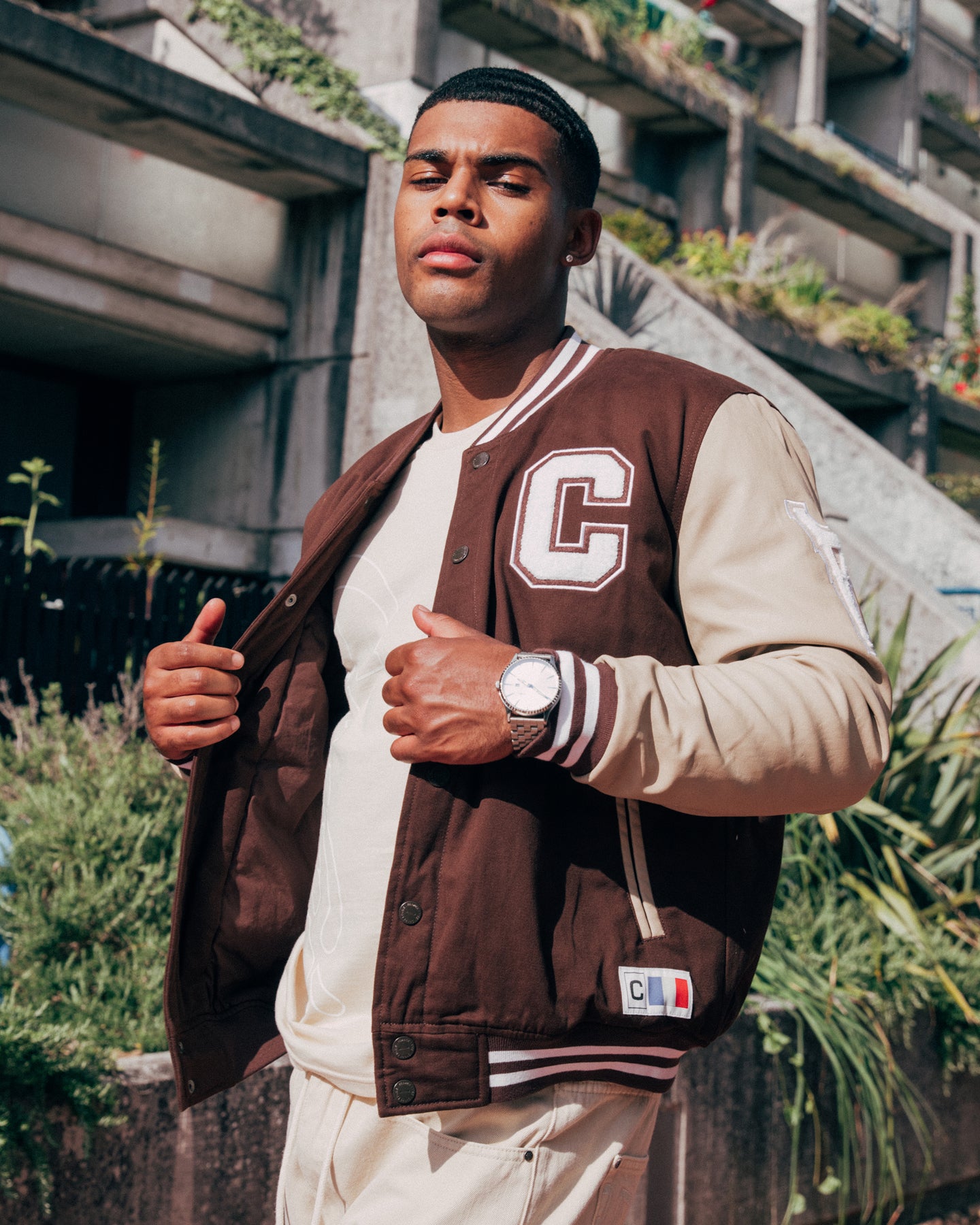 Carré MVP Varsity Jacket Brown/Cream | Culture Kings US