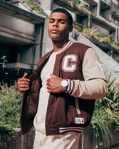 Carré MVP Varsity Jacket Brown/Cream
