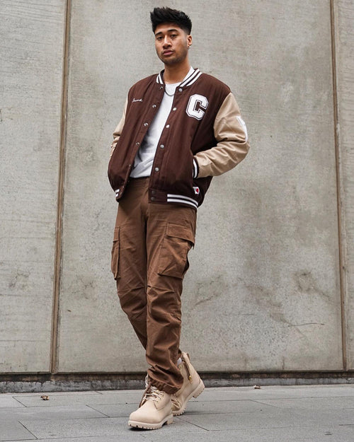 Carré MVP Varsity Jacket Brown/Cream