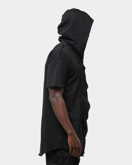 Unisex The Anti Order Mechanical Hooded T-Shirt Black