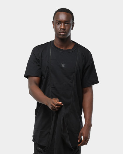 Unisex The Anti Order Mechanical Hooded T-Shirt Black