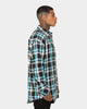 Saint Morta Prima Flannel Shirt Cyan