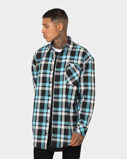 Saint Morta Prima Flannel Shirt Cyan