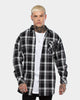 SAINT MORTA PRIMA LS FLANNEL SHIRT GREY/BLACK/WHITE