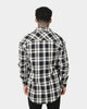 Saint Morta Prima Long Sleeve Flannel Shirt Stone/Black