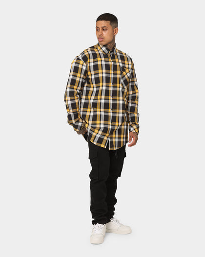Saint Morta Prima Long Sleeve Flannel Shirt Yellow