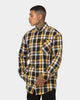 Saint Morta Prima Long Sleeve Flannel Shirt Yellow