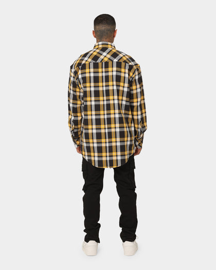 Saint Morta Prima Long Sleeve Flannel Shirt Yellow