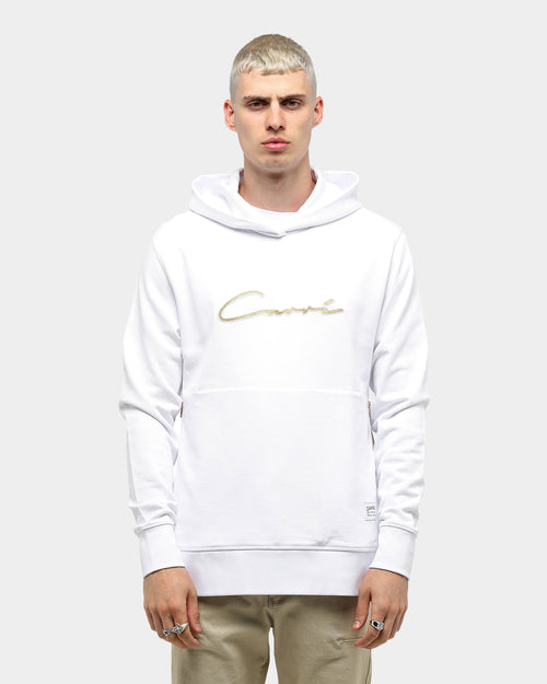 Carré Men's Scripted Raffine Hoodie White