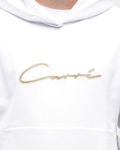 Carré Men's Scripted Raffine Hoodie White