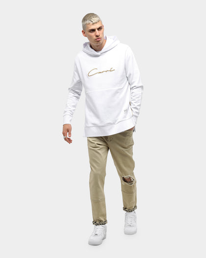 Carré Men's Scripted Raffine Hoodie White