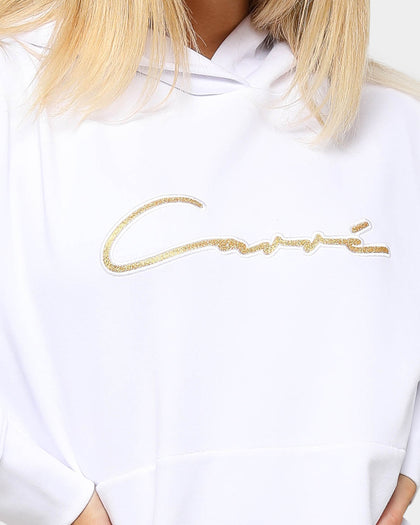 Carré Men's Scripted Raffine Hoodie White