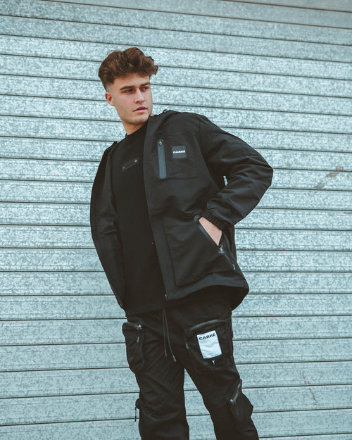 Carré Objective Windbreaker Black/Black