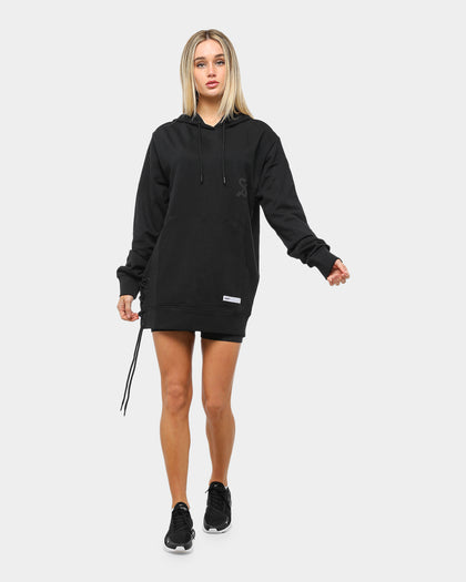 Saint Morta Men's Rope Panel Hoodie Black/Black