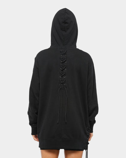 Saint Morta Men's Rope Panel Hoodie Black/Black