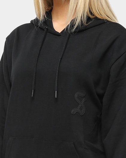 Saint Morta Men's Rope Panel Hoodie Black/Black