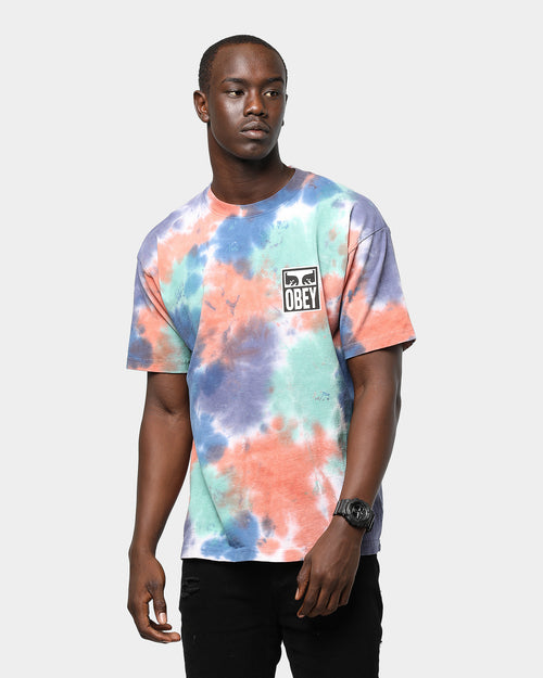 Obey Eyes Icon Tie Dye S/S Tee Iris Blotch