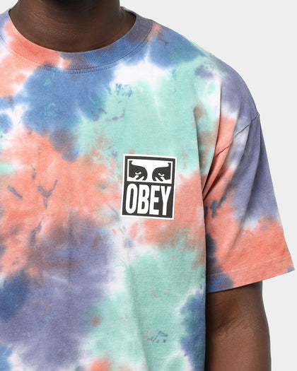Obey Eyes Icon Tie Dye S/S Tee Iris Blotch