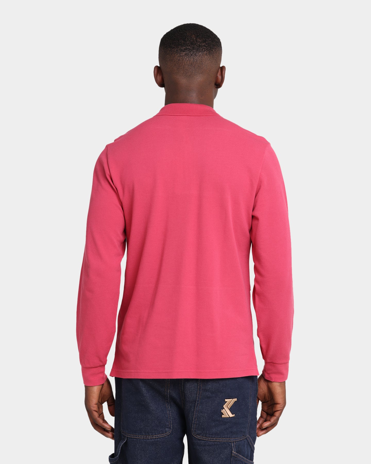 Supreme Supreme X Lacoste Long Sleeve Polo Pink | Culture Kings US