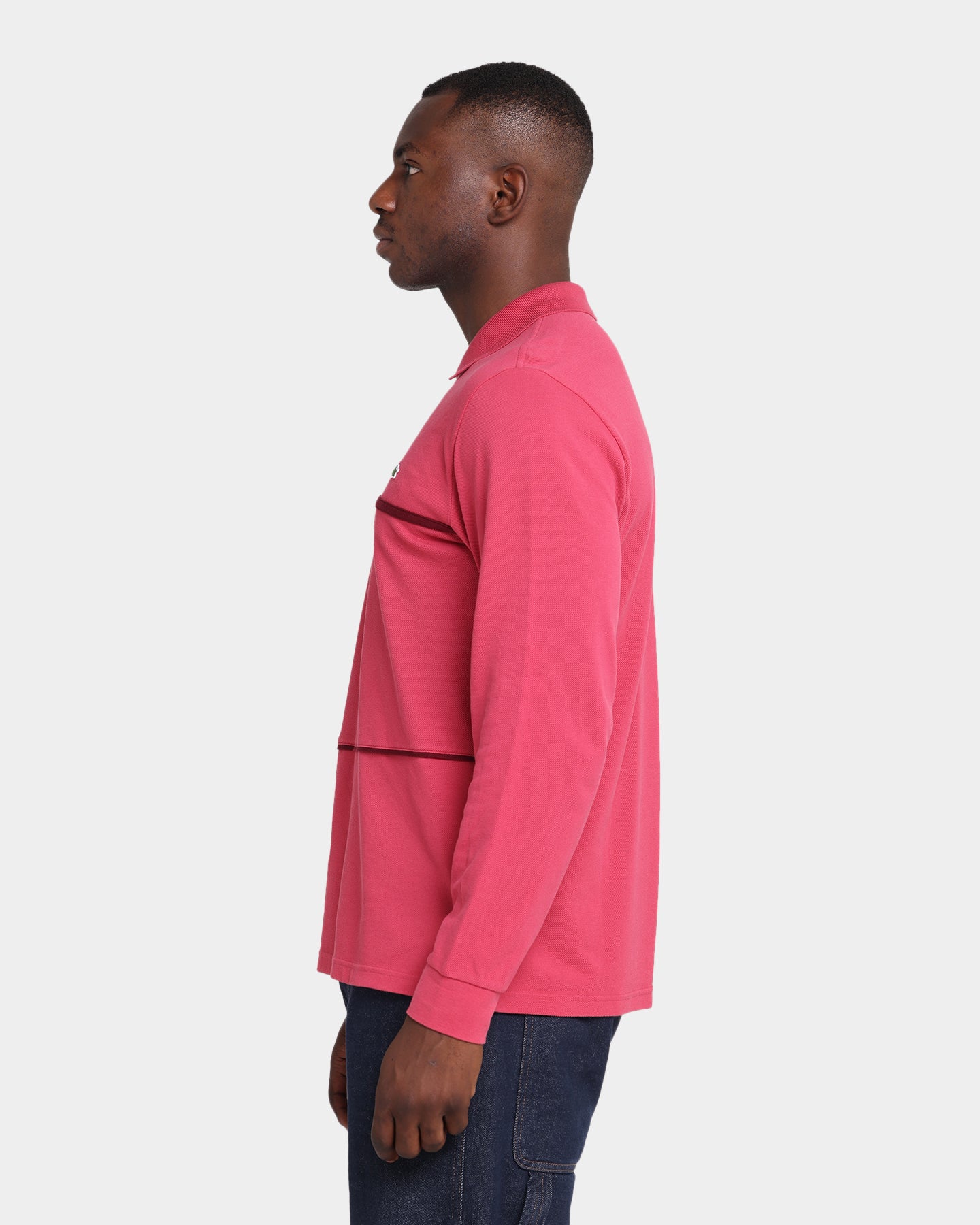 トップス Supreme Lacoste polo L Supreme Lacoste LS Jersey Polo Red Men's - SS17 - US