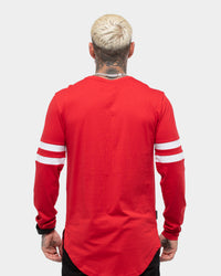 Saint Morta Men's Mortakai Sport Long Sleeve T-Shirt Red