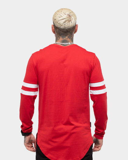 Saint Morta Men's Mortakai Sport Long Sleeve T-Shirt Red