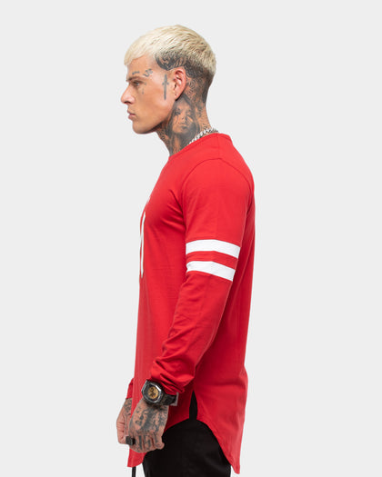 Saint Morta Men's Mortakai Sport Long Sleeve T-Shirt Red