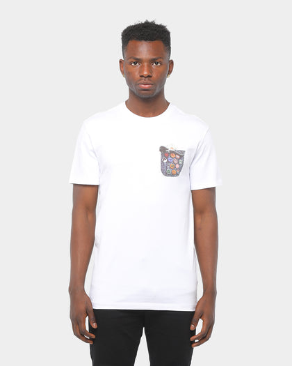 Goat Crew Peace Pocket SS Tee White