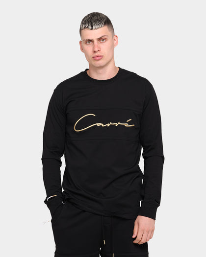 Carré Scripted Classique Long Sleeve T-Shirt Black/Gold