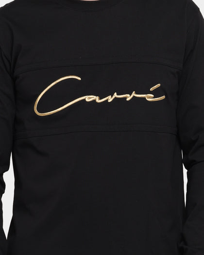 Carré Scripted Classique Long Sleeve T-Shirt Black/Gold