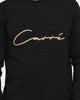 Carré Scripted Classique Long Sleeve T-Shirt Black/Gold