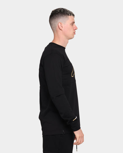 Carré Scripted Classique Long Sleeve T-Shirt Black/Gold