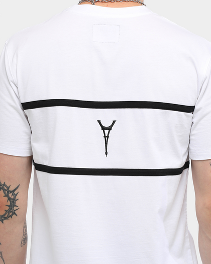 Carré Men's Scripted Classique Short Sleeve T-Shirt White/Black