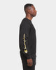 Champion Rev Weave Script Crew Black/Gold