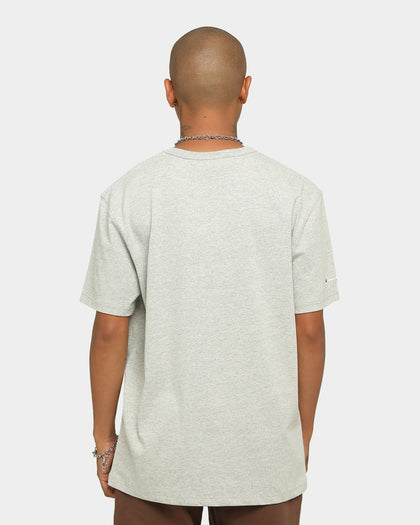 Champion Heritage Script T-Shirt Oxford Heather
