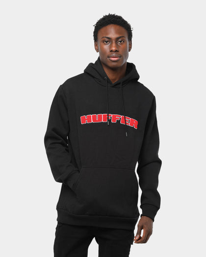 Huffer Men's True Hoodie/Cardinal Black